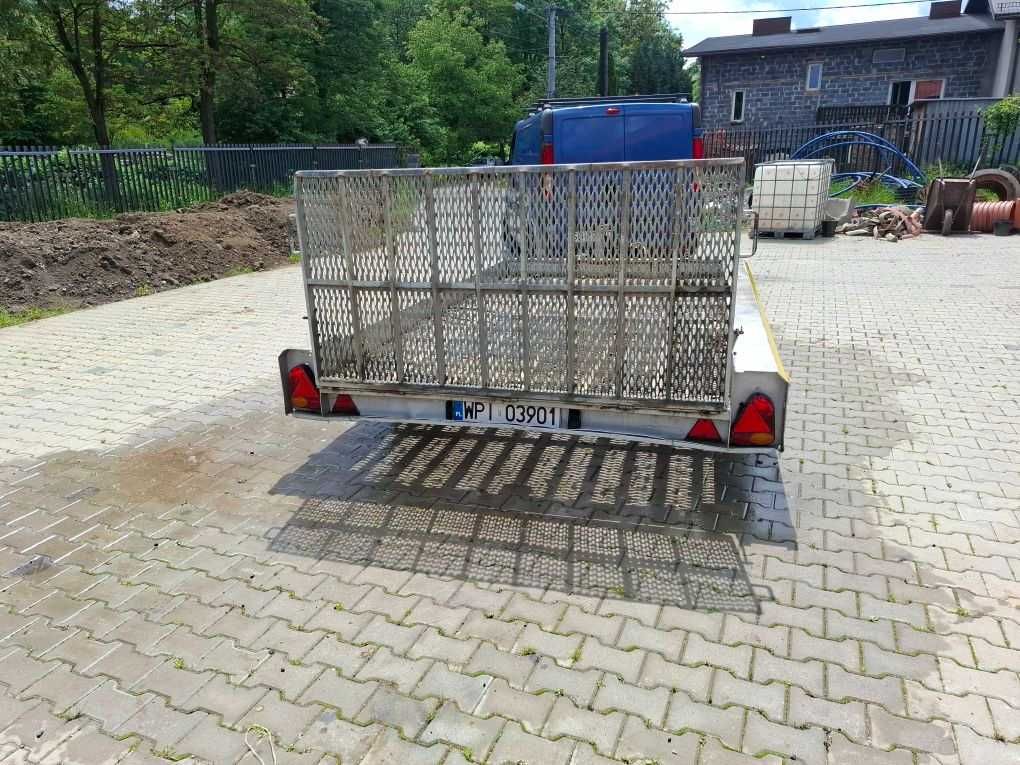 Przyczepa 3,5t niska hydrauliczna minikoparka wózek widłowy
