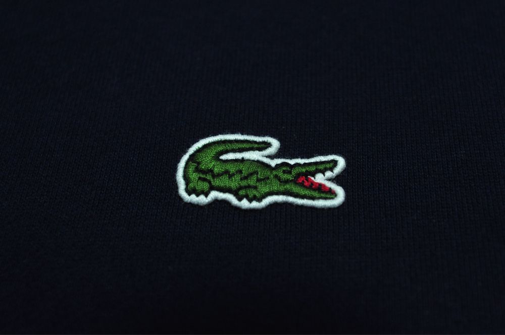 Lacoste оригинал свитшот мужской кофта тёмно синий лакоста