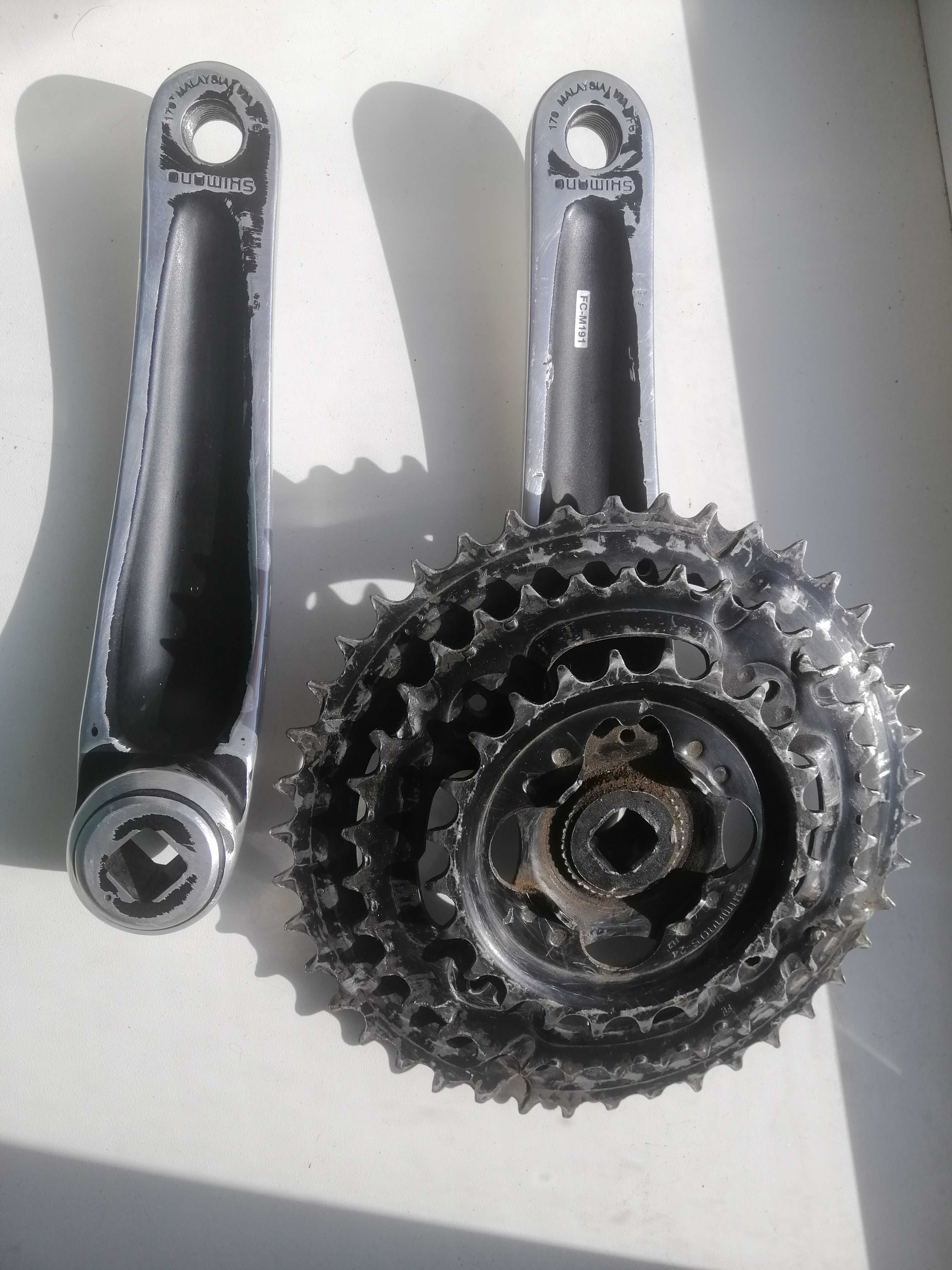 Шатуны Shimano Sunrace 170мм