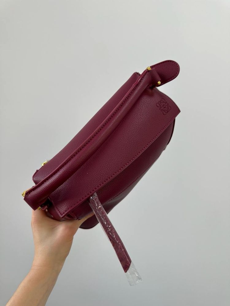 Torebka Loewe Smal Puzzle Bag Burgundy
