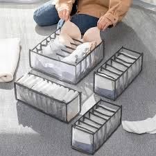 ORGANIZER segregator 10 szt skarpety majtki drobna bielizna nylon NOWE