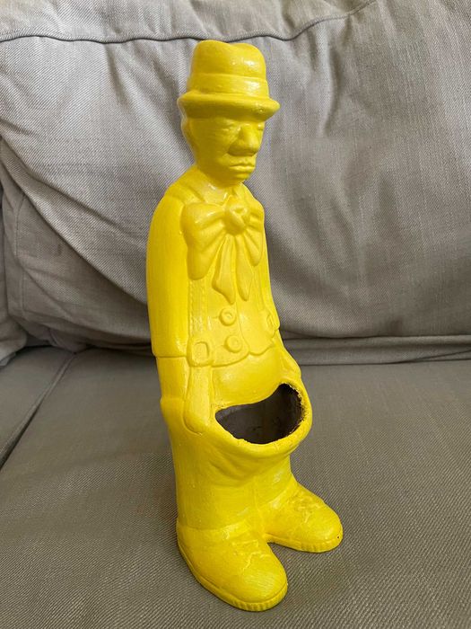 doniczka do kwiatów żółta