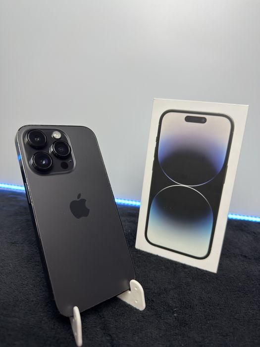 iPhone 14 Pro|Space Black|100%|Super Stan|Pełen Zestaw