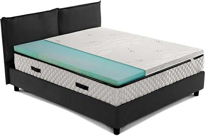 Materac korekcyjny Biogreen 80x190 cm, twardy topper ortopedyczny