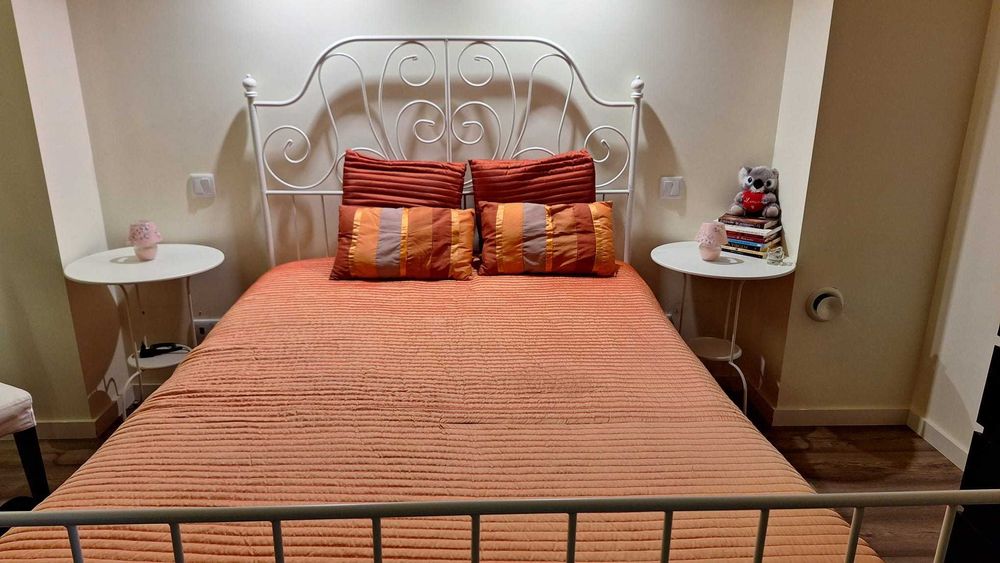Estrutura + estrado de cama IKEA
