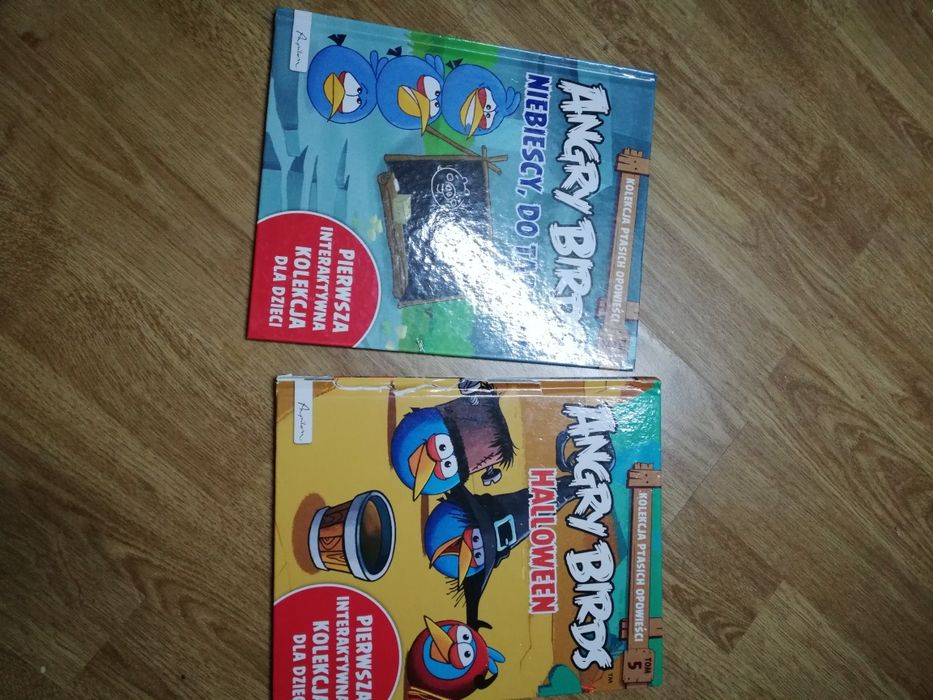 2 książki Angry Birds
