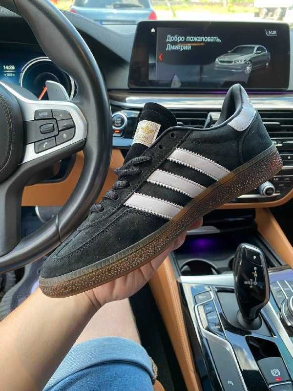 (БЕЗ ПЕРЕДОПЛАТИ)Adidas Spezial Black адідас спешиал  чорні білі