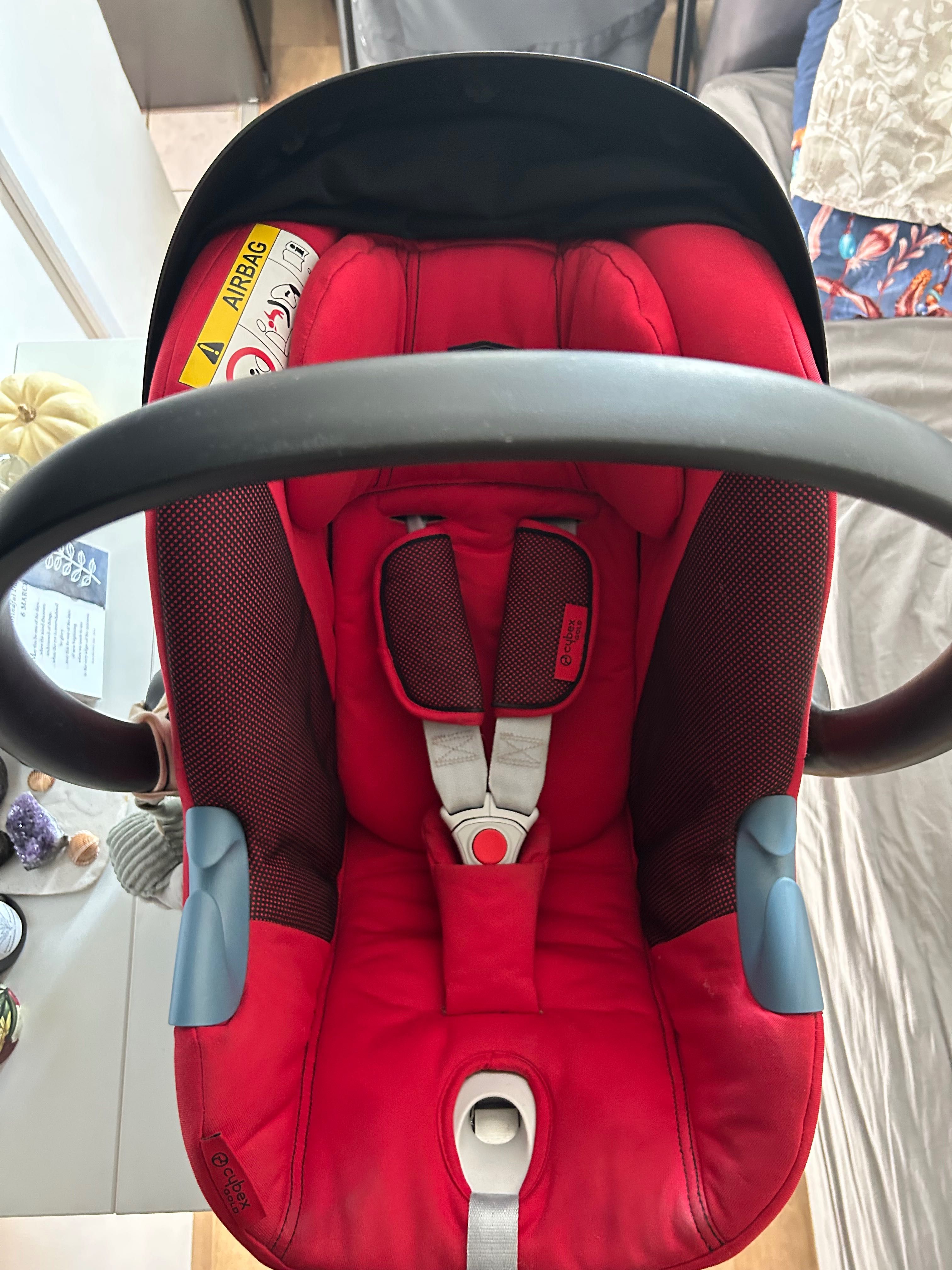Fotelik Cybex Aton M I-Size Ferrari z bazą
