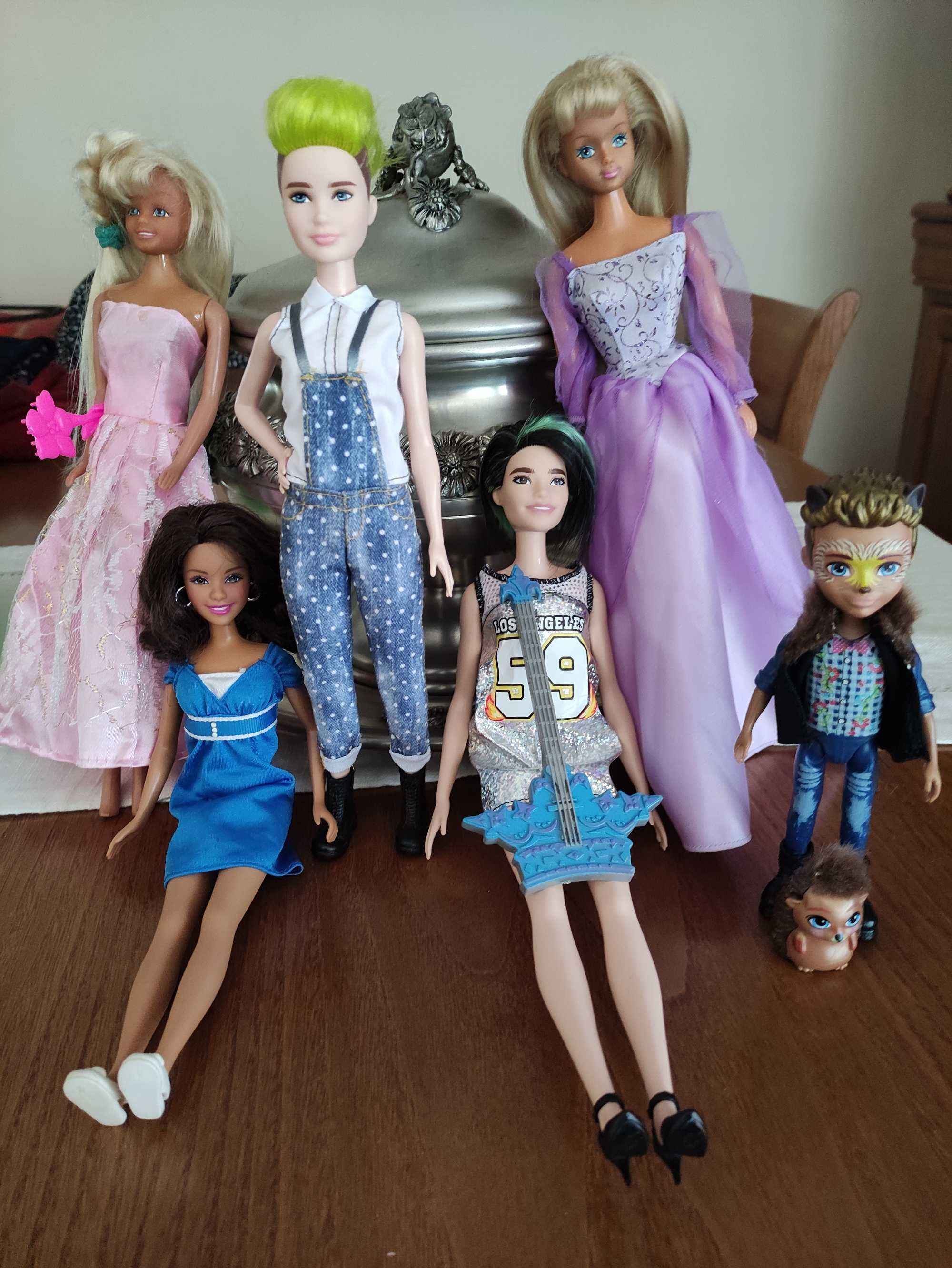 Bonecas Barbies Com Roupa e Acessórios