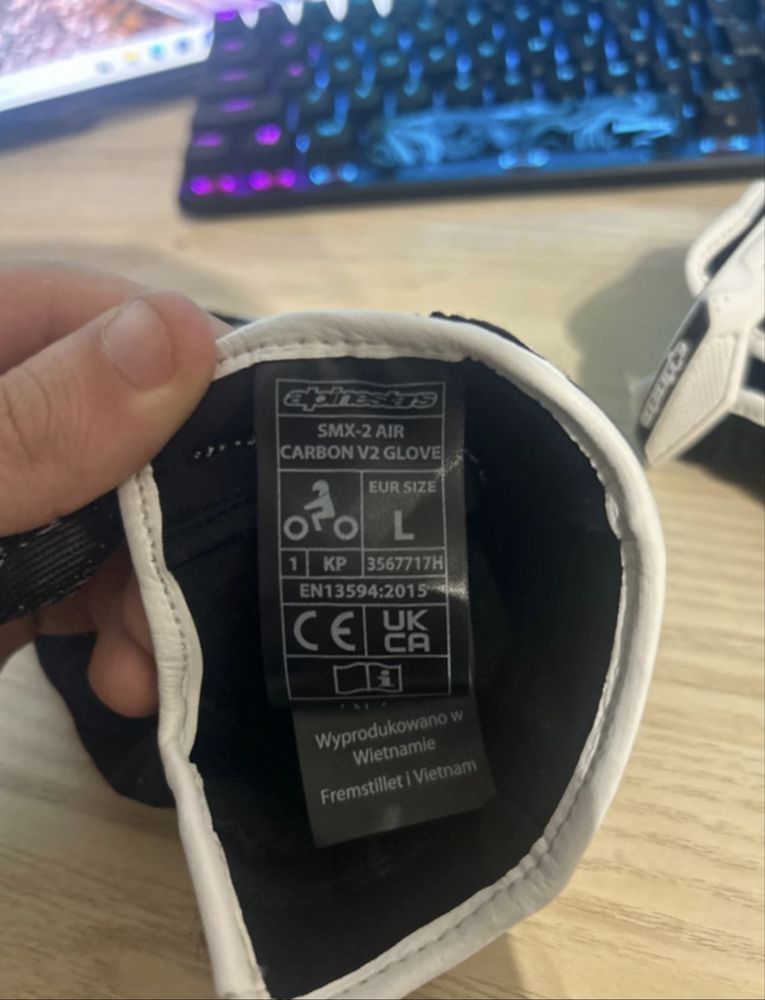 Luvas Alpinestar Smx-2 nunca usadas