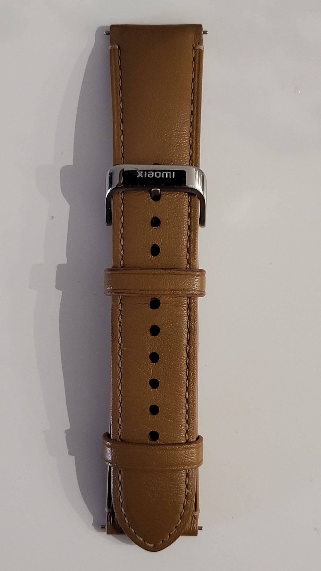 Pasek do zegarka Xiaomi męski 22mm kolor brązowy stan bardzo dobry