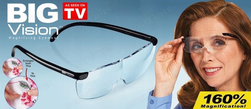 Okulary Powiększające Lupa Zoom Big Vision Z Tv