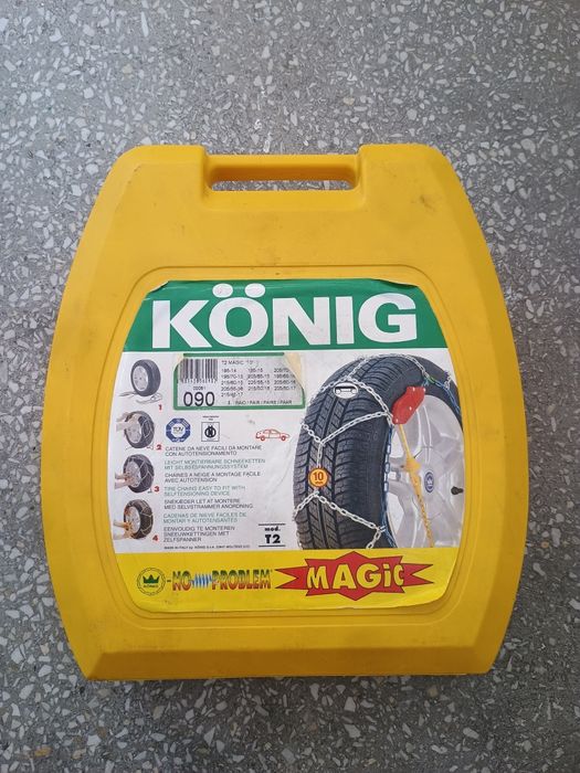 Łańcuchy śniegowe zimowe Konig T2 magic 010 14"-17"