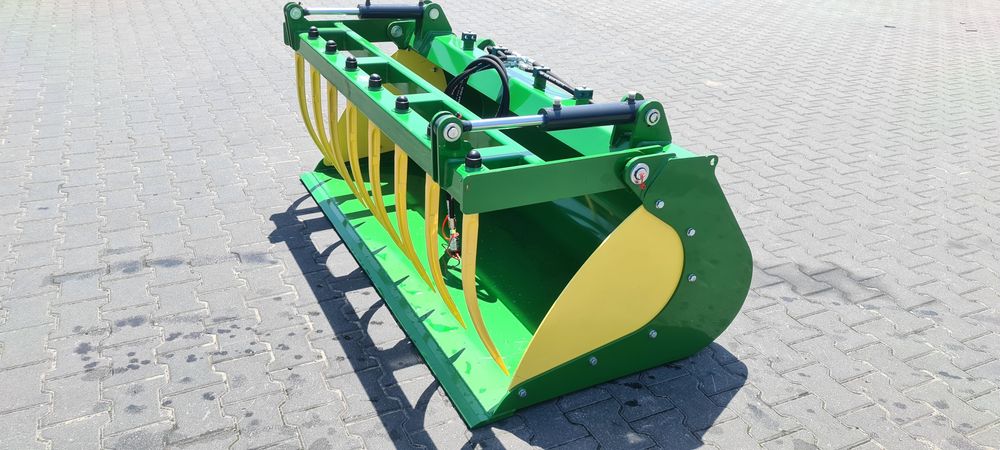 Szuflo krokodyl łyżko krokodyl szufla łyżka widły kute JOHN DEERE