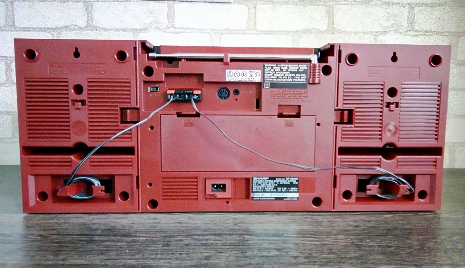 Sharp GF-A1H(R) Portable Stereo Component System 1984