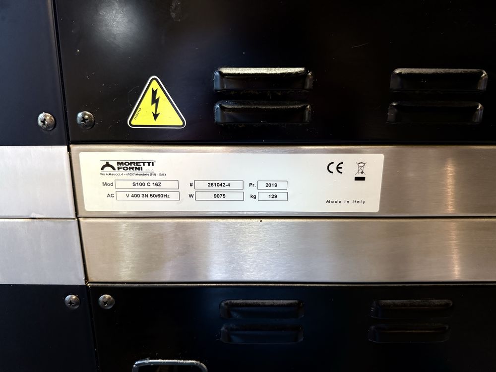 Piec do pizzy Moretti Forni S100 C 16Z 2-komorowy
