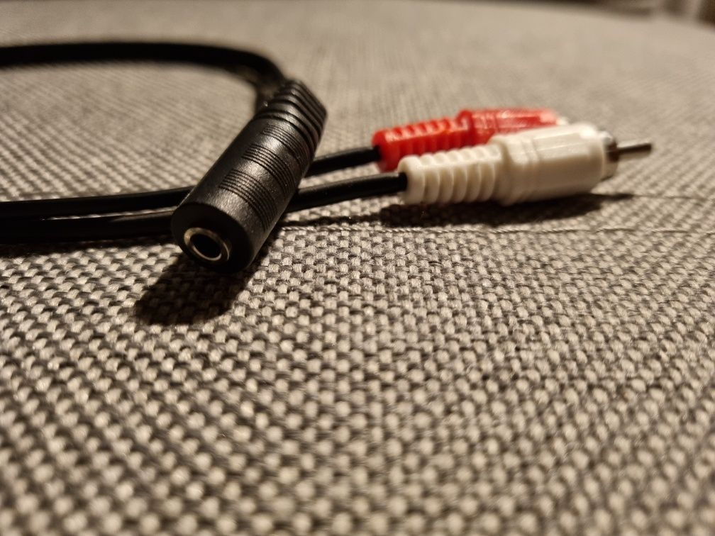 Kabel gniazdo mini jack - 2×cinch