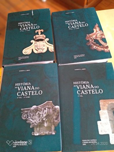 História de Viana do Castelo 4 volumes