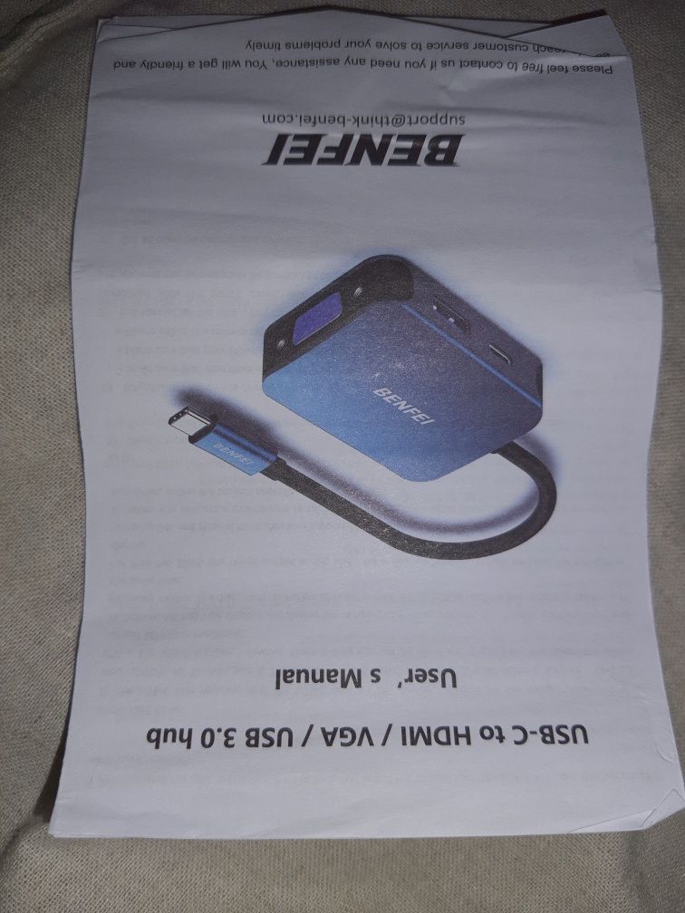 Benfei Konwerter USB 3.0 na HDMI