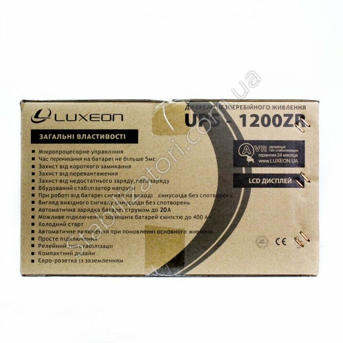 ДБЖ,Інвертор 12v-220v Luxeon Ups-1200ZR