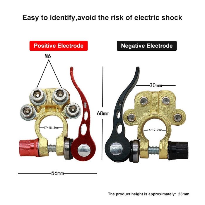 Conectores Terminais /Bornes de Bateria carro NOVO