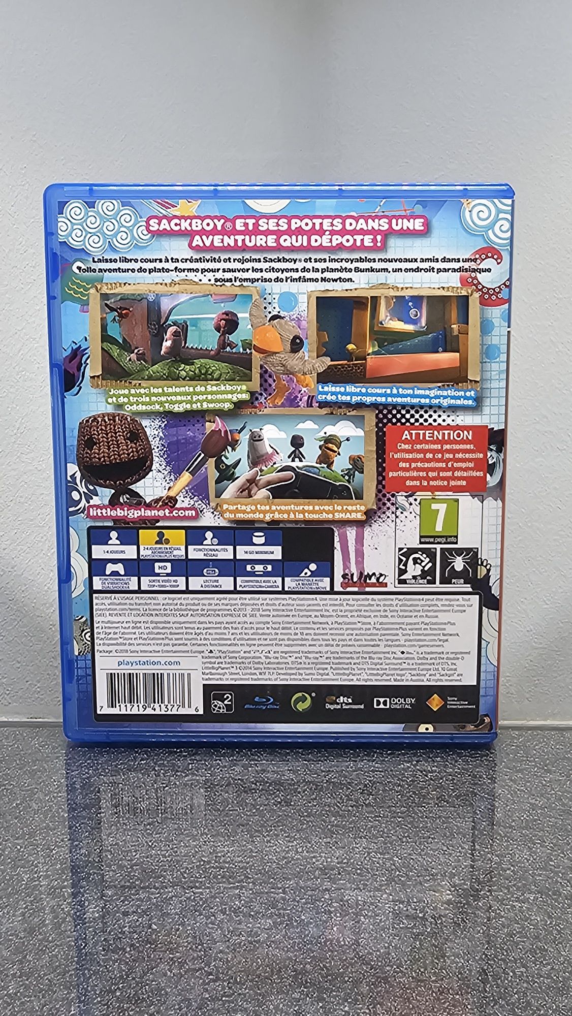Little Big Planet 3 Littlebigplanet Sackboy PS4 PlayStation 4