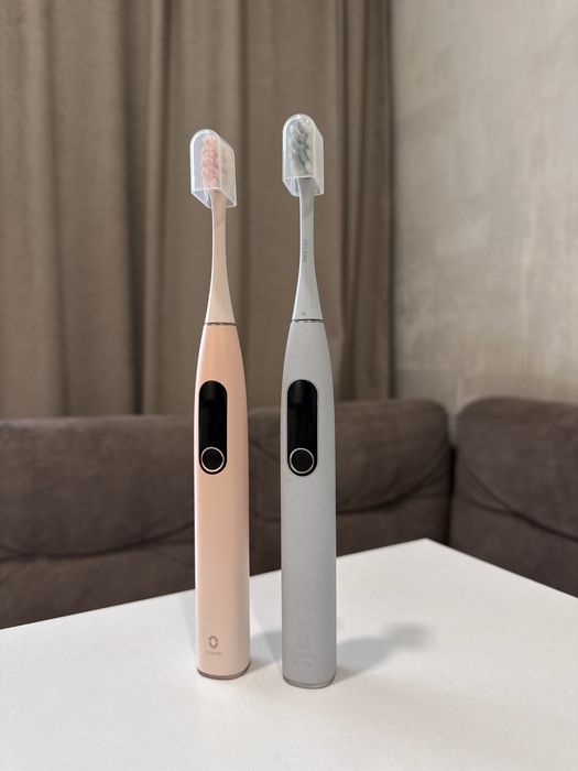 Електрична зубна щітка Oclean Elite Grey і Oclean X Pro Рожевий