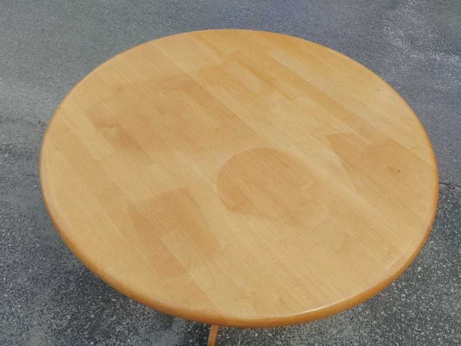 Stół okrągły drewniany