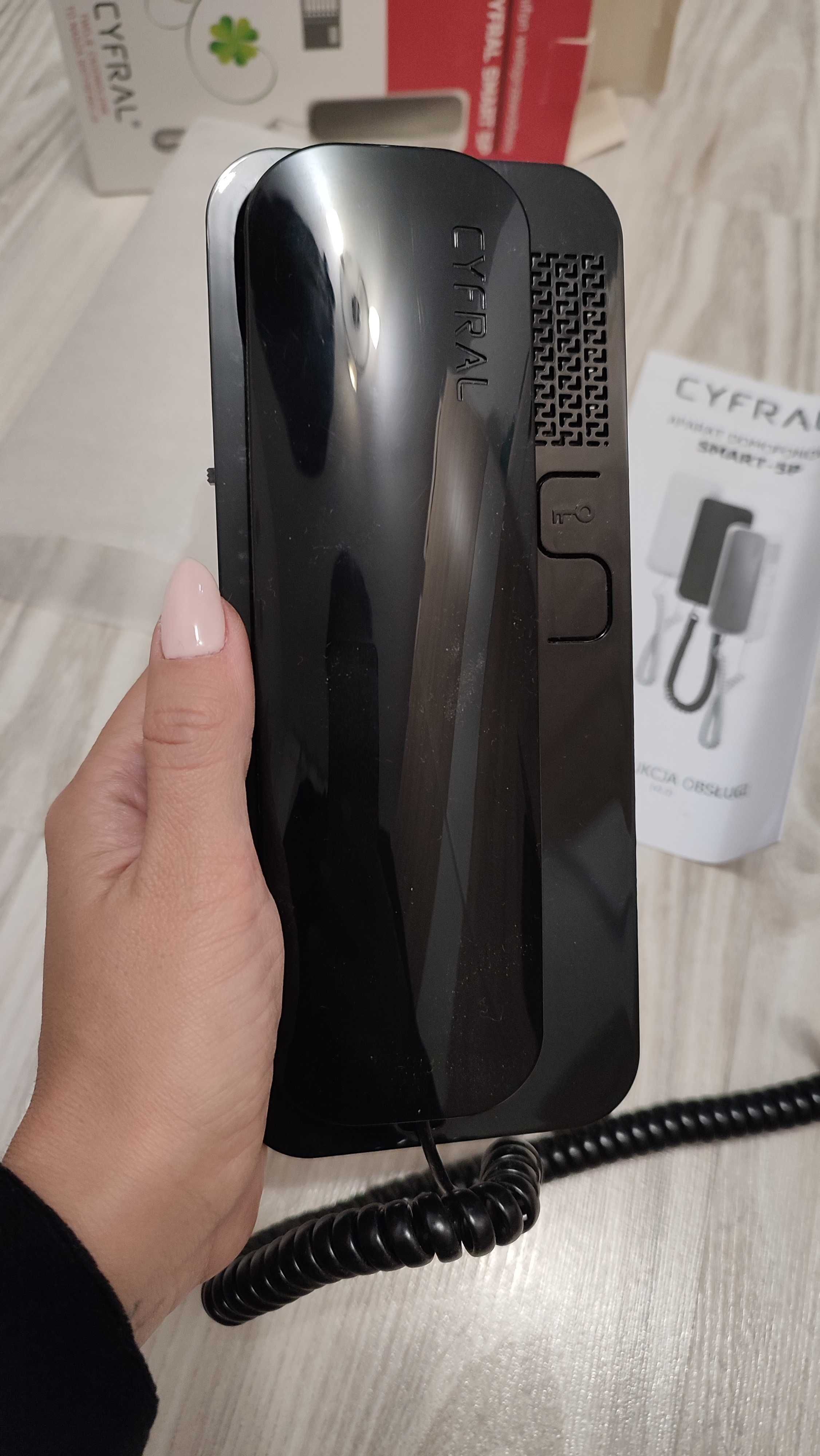 Nowa Słuchawka Domofon Unifon CYFRAL SMART czarny