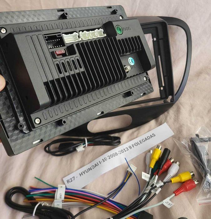 R27 - Auto Rádios HYUNDAI I-10 2008 a 2013 9 POLEGADAS  android