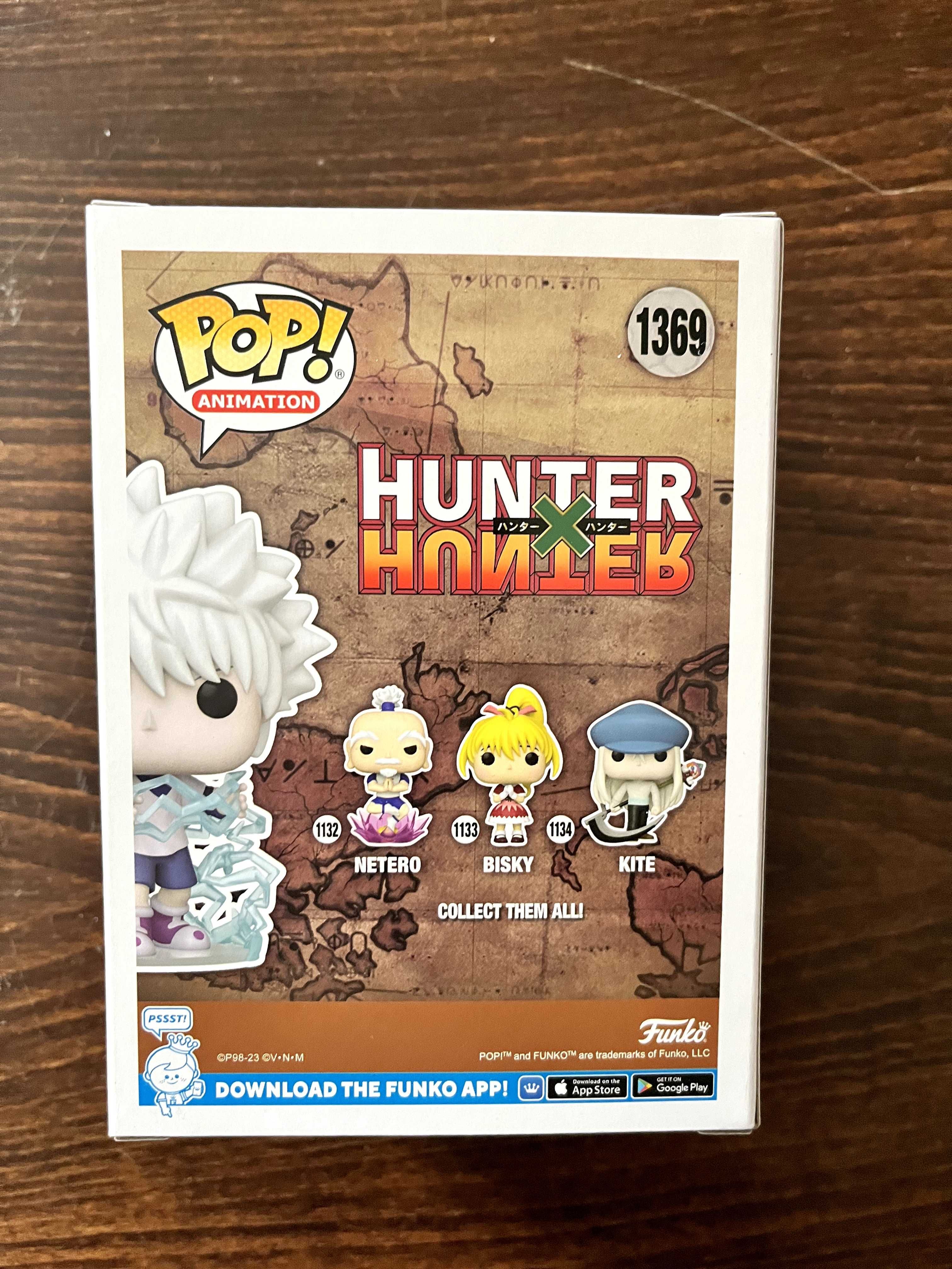 Funko pop Killua Zoldyck Exclusive #1369 Glow in the dark