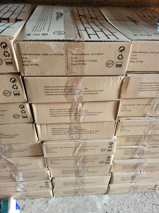 Cegła elewacyjna  Royal krem z fugą