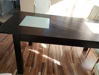 Stół  brązowy rozkładany 180 x 80