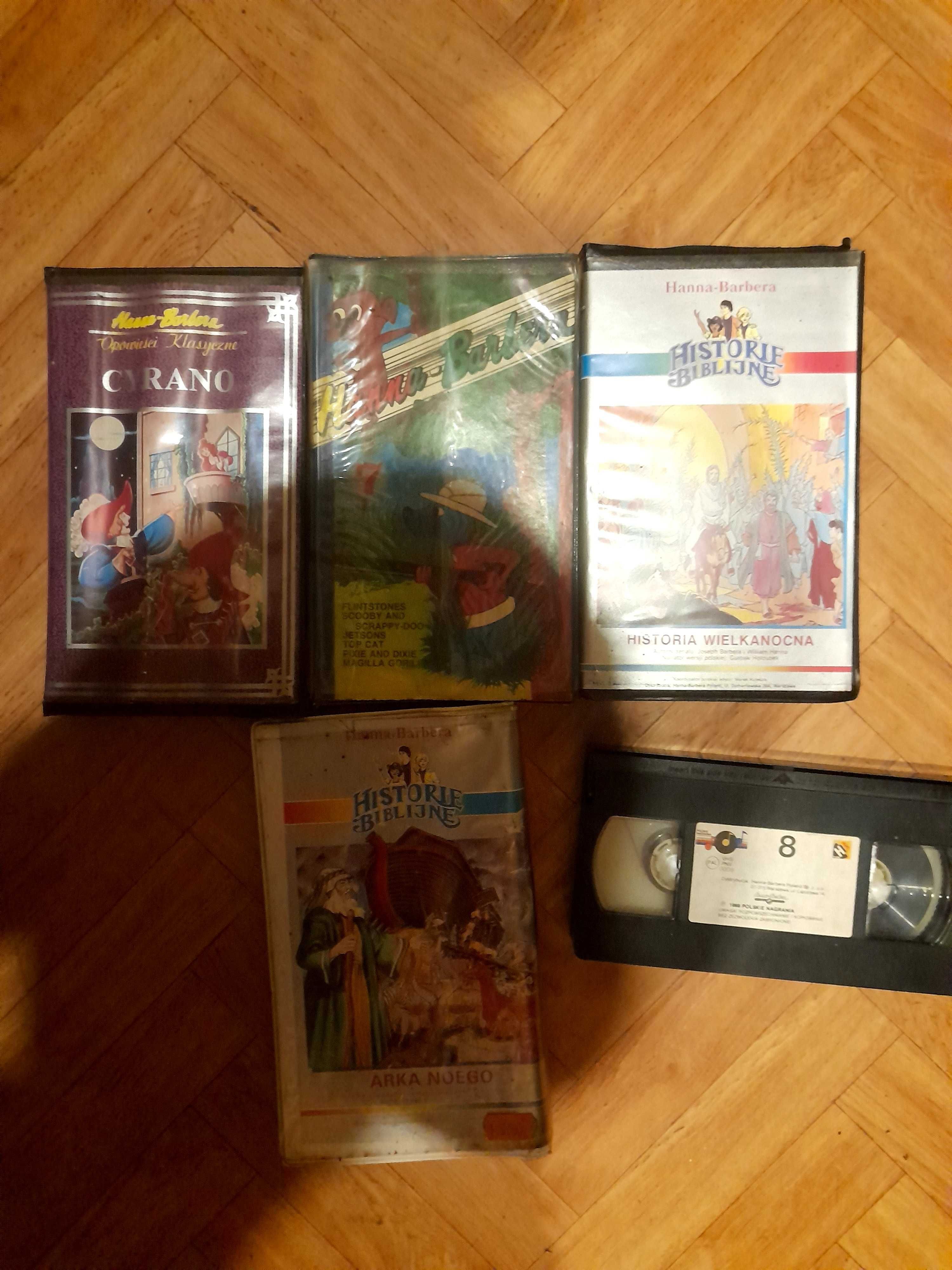 Zestaw kaset vHS Hanna Barbara