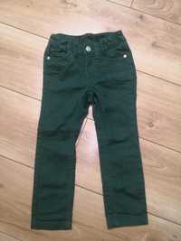 92 KappAhl jeansy dla chłopca zielone