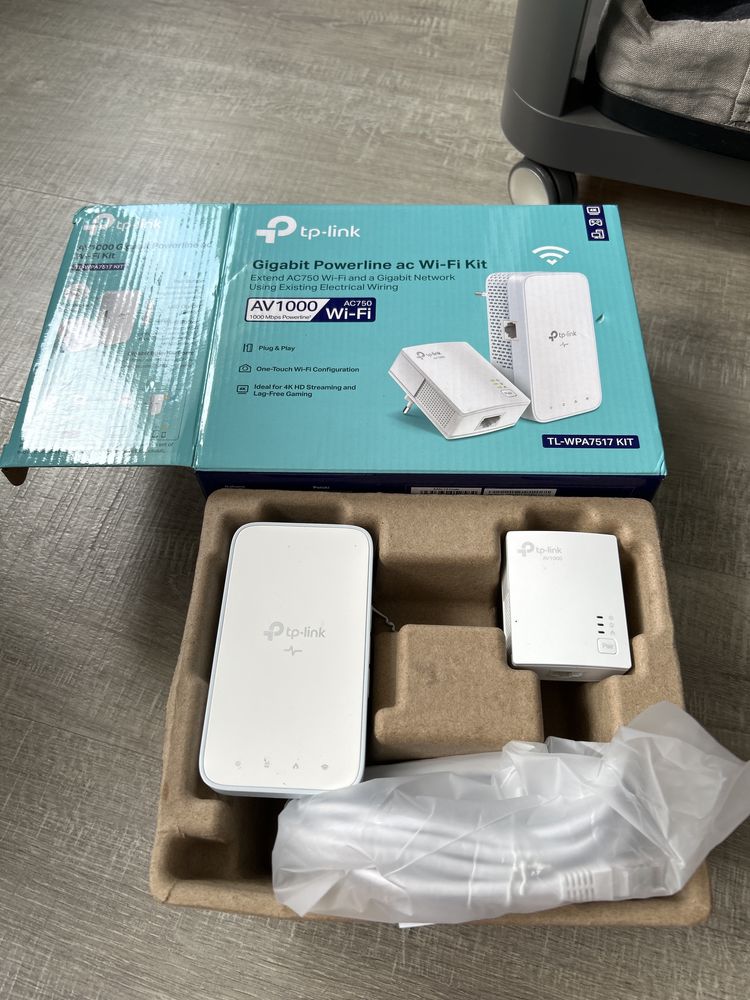 Tplink AV 1000 com AC 750 wi-fi