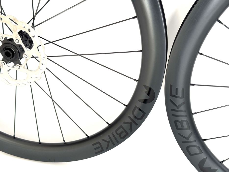 Karbonowe Stożkowe Koła Szosowe Gravelowe DKBIKE DISC 50 Szosa Carbon