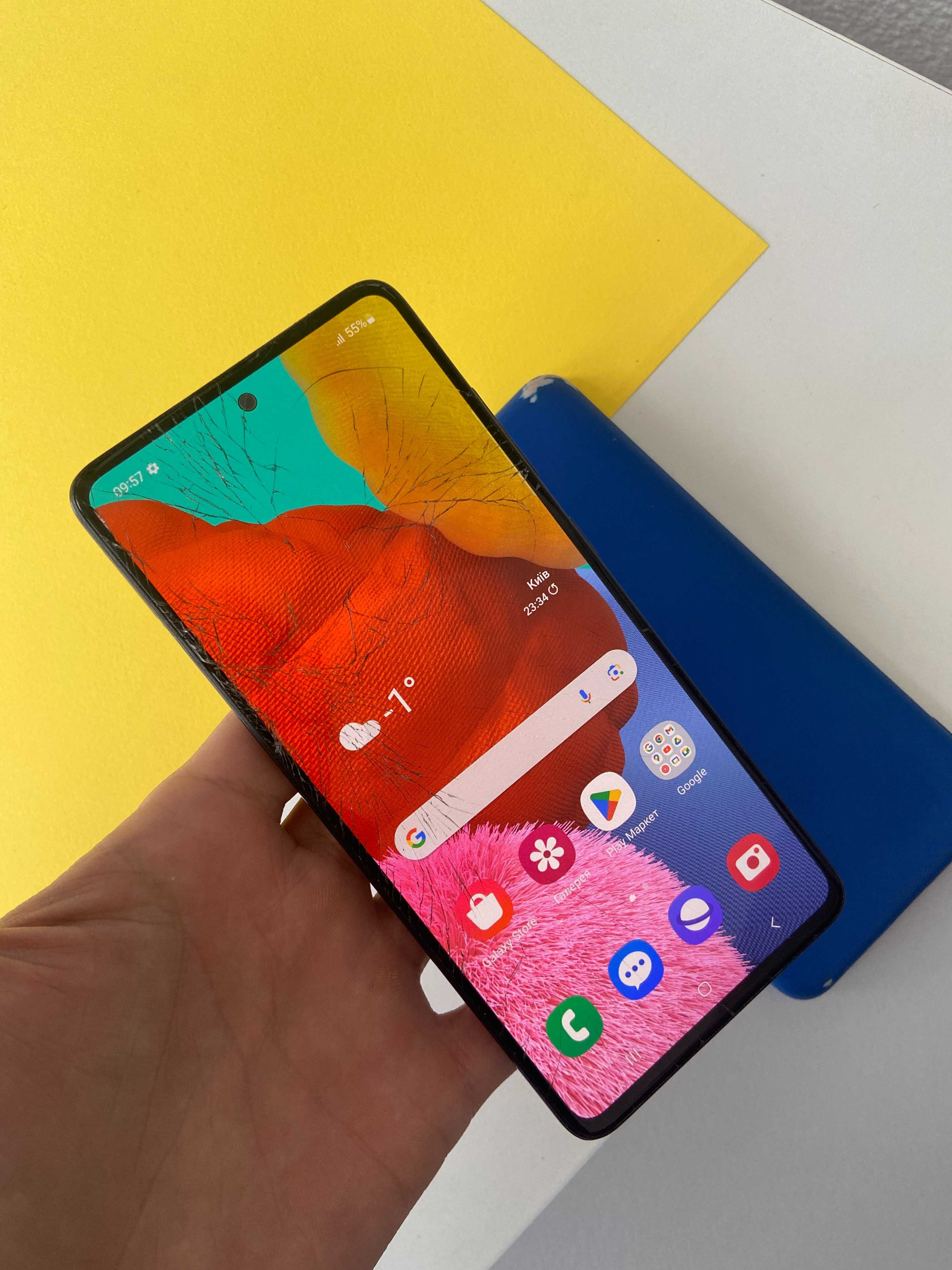 Samsung a51 Duos 4\64gb Black