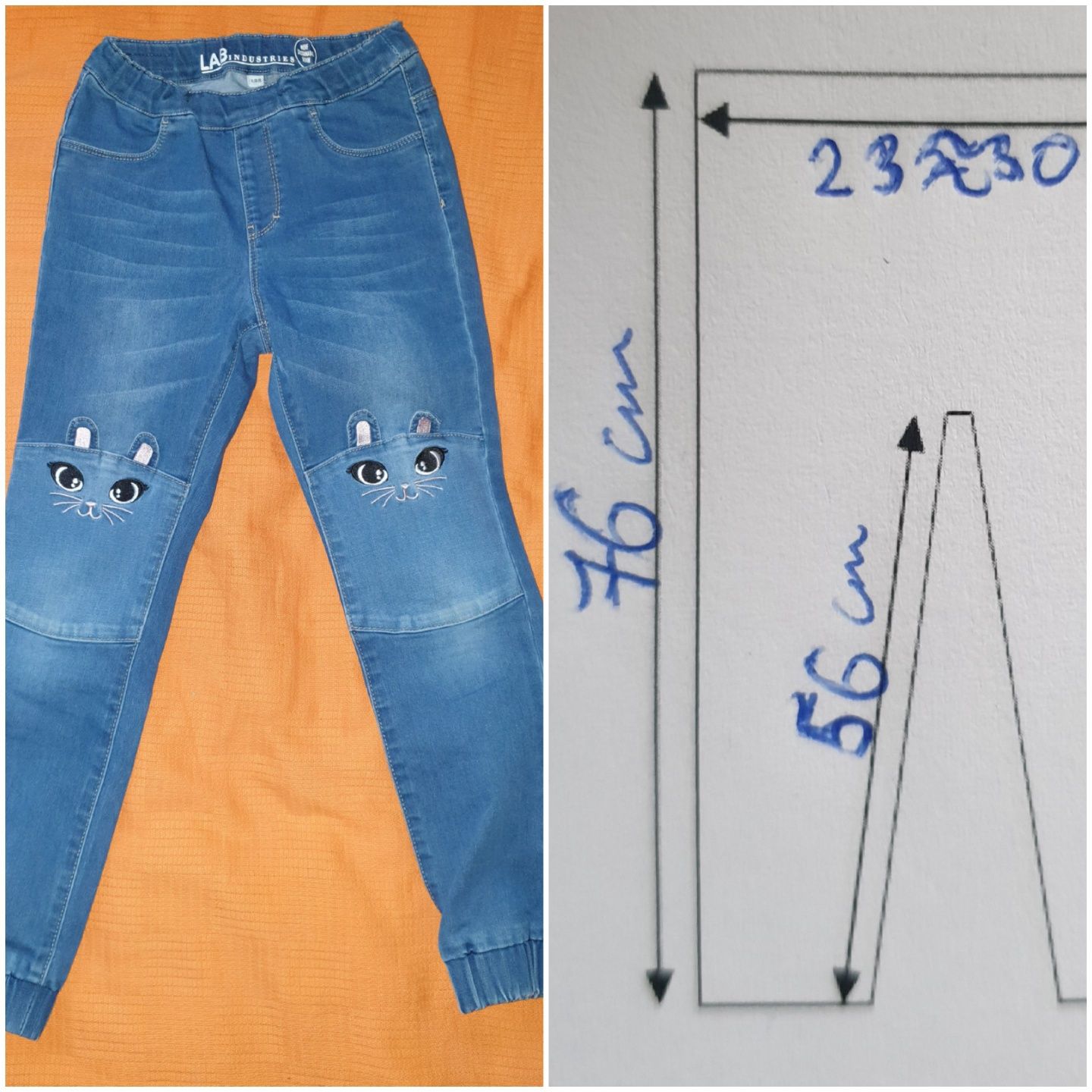 Spodnie jeansowe LABIndustries by Kappahl r. 128 / 134