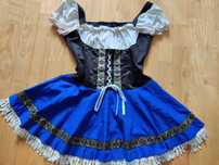 Sukienka BARMANKA/L/40/strój karnawał/przebranie/Oktoberfest/Hostessa