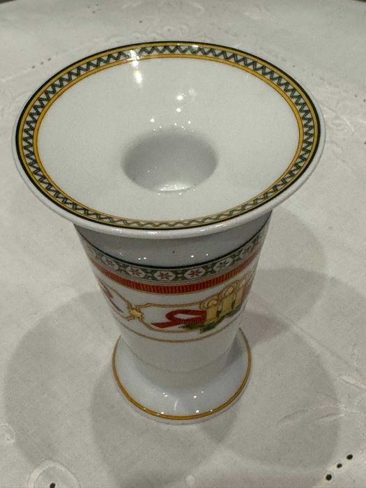 Świecznik świąteczny, porcelana Hutschenreuther Germany.