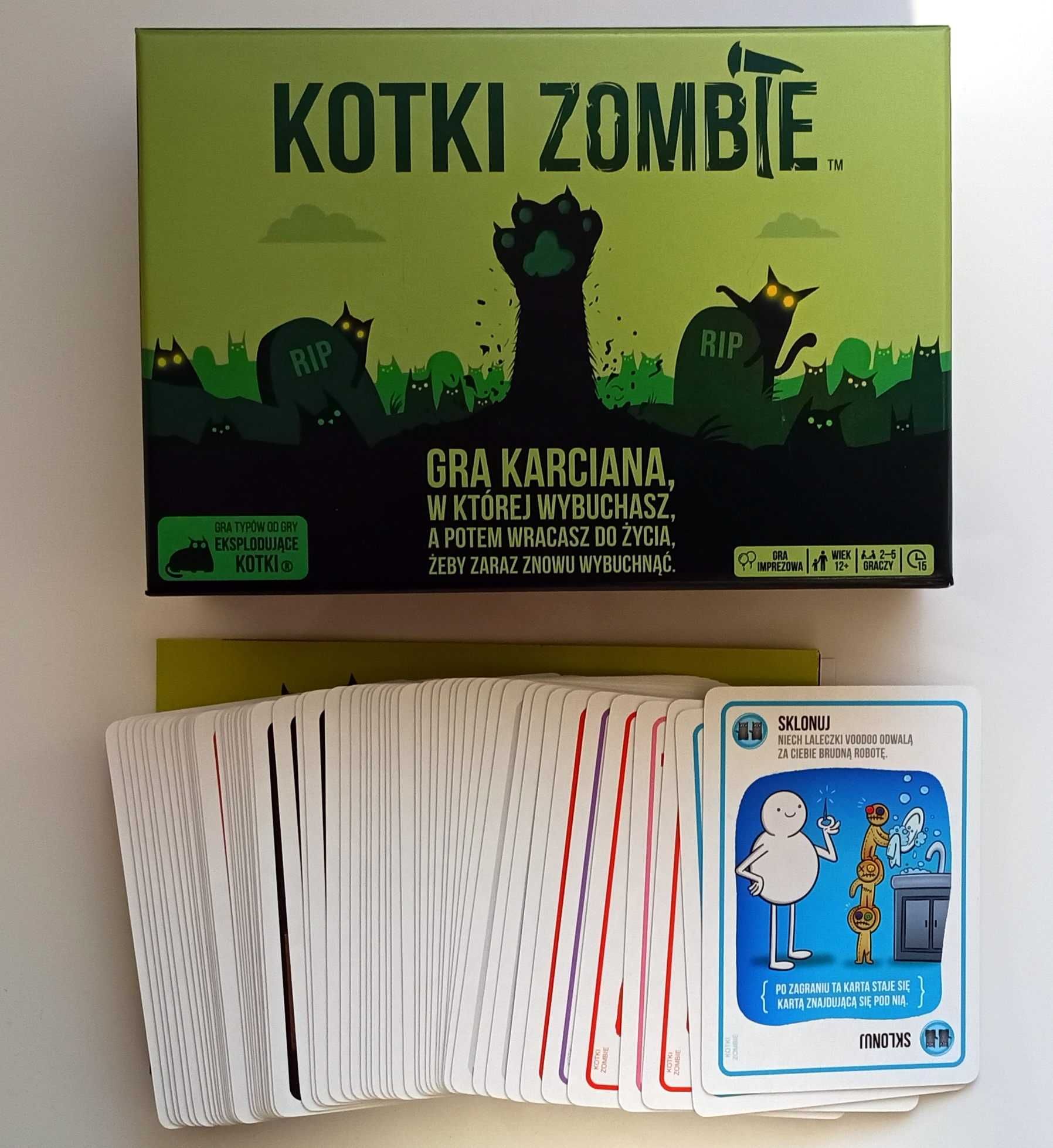 Kotki zombie gra karciana