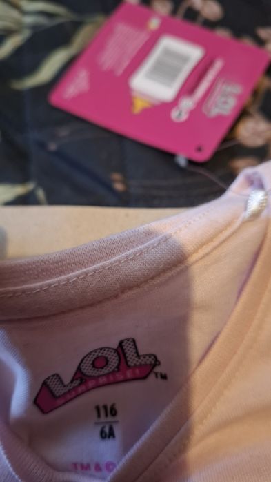 Piżama dla dziewczynki 116 6 lat Nowa