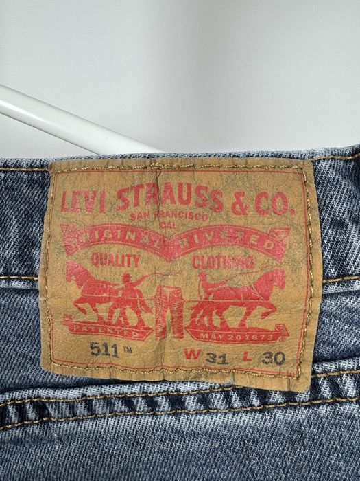 Levi’s 511 jeansy spodnie jeansowe dżinsy W31 L30