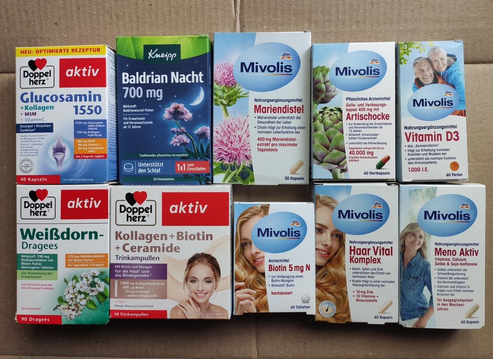 Mivolis Doppel herz вітаміни Магнезий Кальций+Д3 Омега3 з Німеччини .