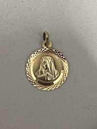 Złota zawieszka złoty wisiorek do łańcuszka MARYJA złoto 585