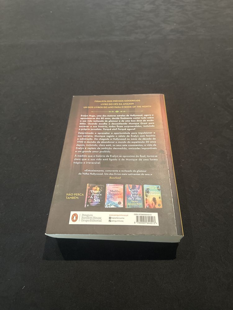 Livro: “Os Sete Maridos de Evelyn Hugo” de Taylor Jenkins Reid