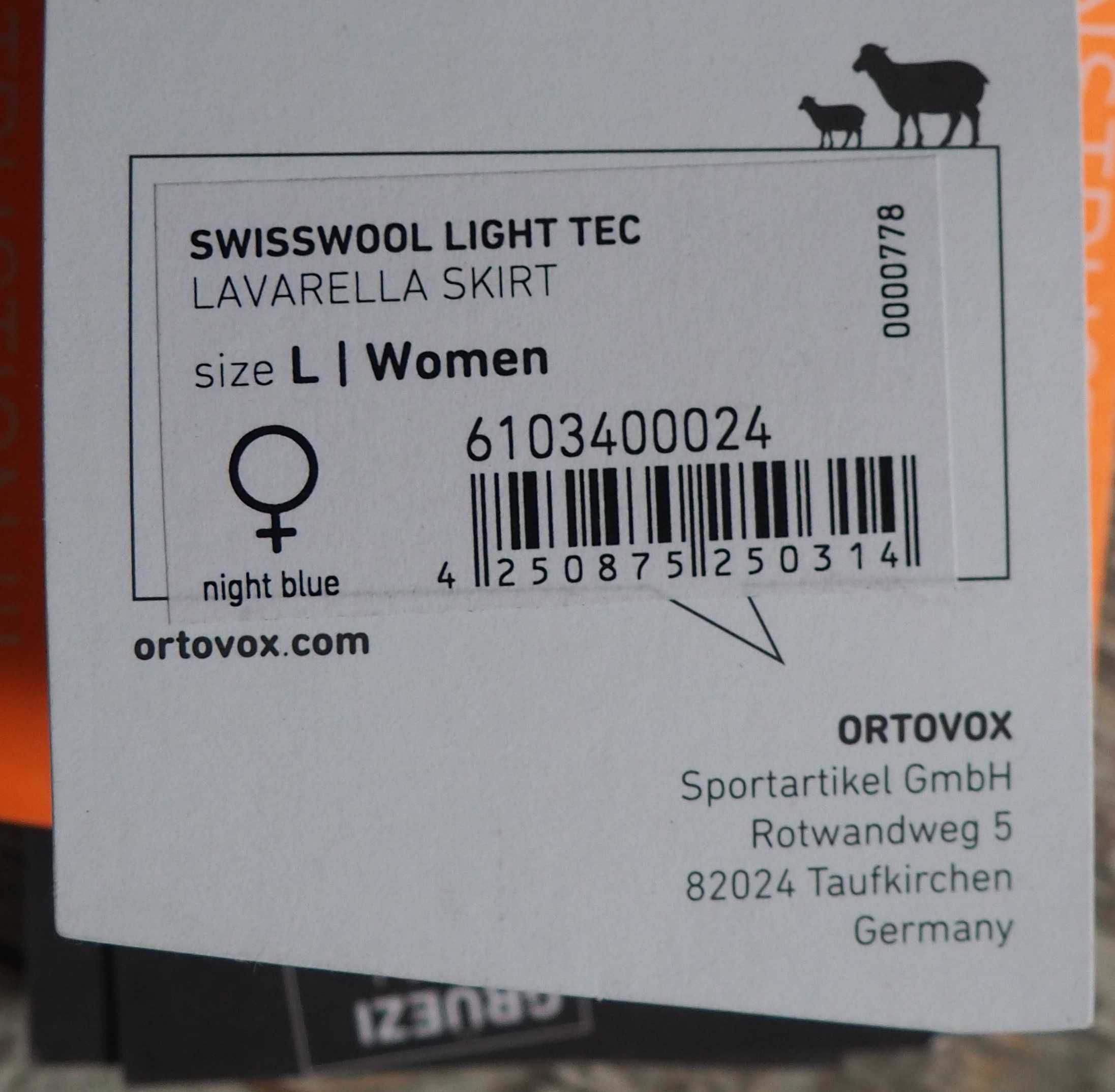 ORTOVOX_Light Tech Lavarella Womens Ski Touring Skirt_rozmiar L