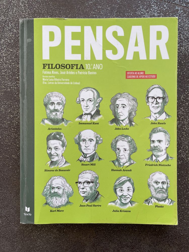 Pensar 10 ano Filosofia  Texto editora LEYA livro e cadernos de ativid