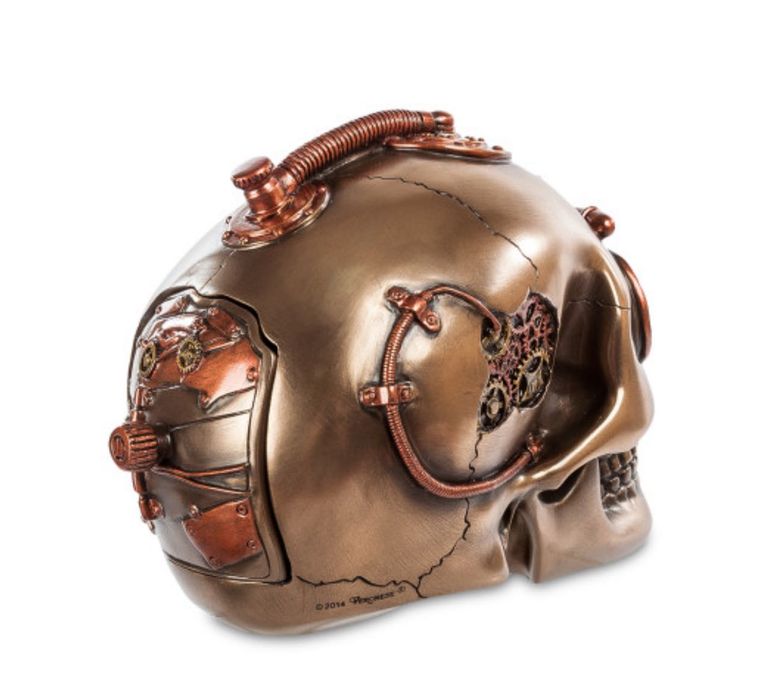 Шкатулка в стиле Стимпанк "Череп"